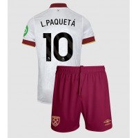 Maglia Calcio West Ham United Lucas Paqueta #10 Terza Divisa Bambino 2024-25 Manica Corta (+ pantaloncini)